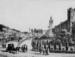 Castelfranco Veneto in una stampa del 1830